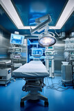 Equipment and medical devices in modern surgery room