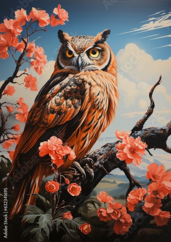 Funny Owl Art © Enea