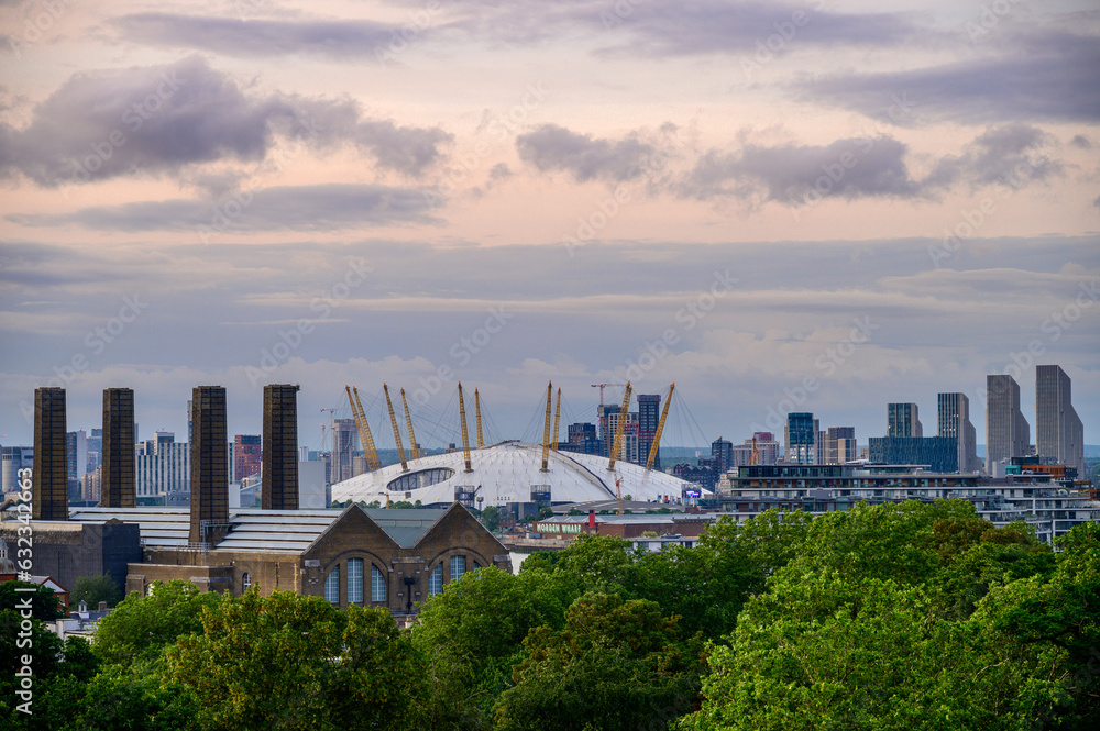 The O2 Arena, is a multi-purpose indoor arena in the centre of The O2 entertainment district on the Greenwich Peninsula London