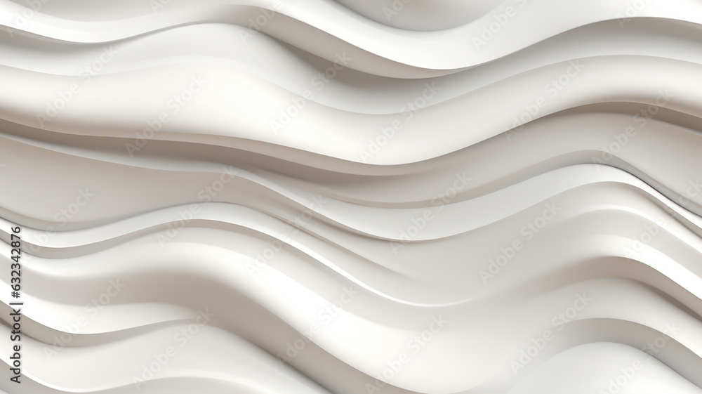 Elegant 3D Waves in Light and Shadow Elegant 3D Waves in Light and Shadow