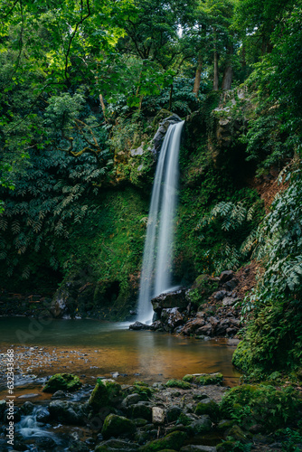 Trilho Moinho do Felix: Embark on a scenic hike in Azores, Portugal, along the Moinho do Felix trail, immersed in natural beauty and tranquility. High quality photo