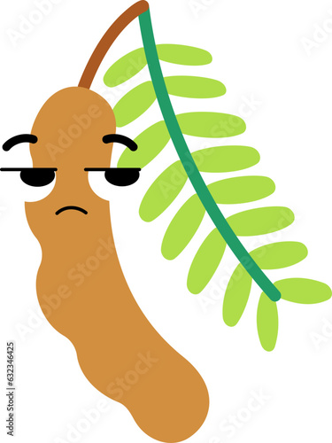 Tamarind Face Looking Right Mistrust