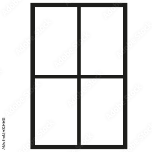 Window Frame Vector Illustration