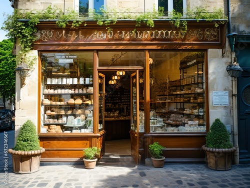 Retro charming storefront w...