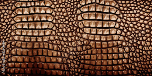Alligator skin texture background. Crocodile skin print. Trendy background.