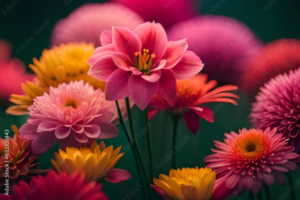 flowers bouquet made of Alstroemeria flowers bouquet made of Alstroemeria