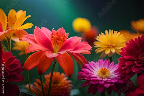 flowers bouquet made of Alstroemeria © Mehwish