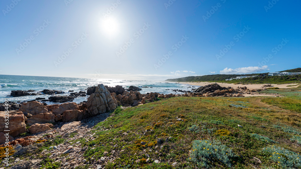 Panoramic view of Wildside Beach, Buffels Bay, South Africa