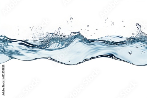 splash of water isolated on white background.