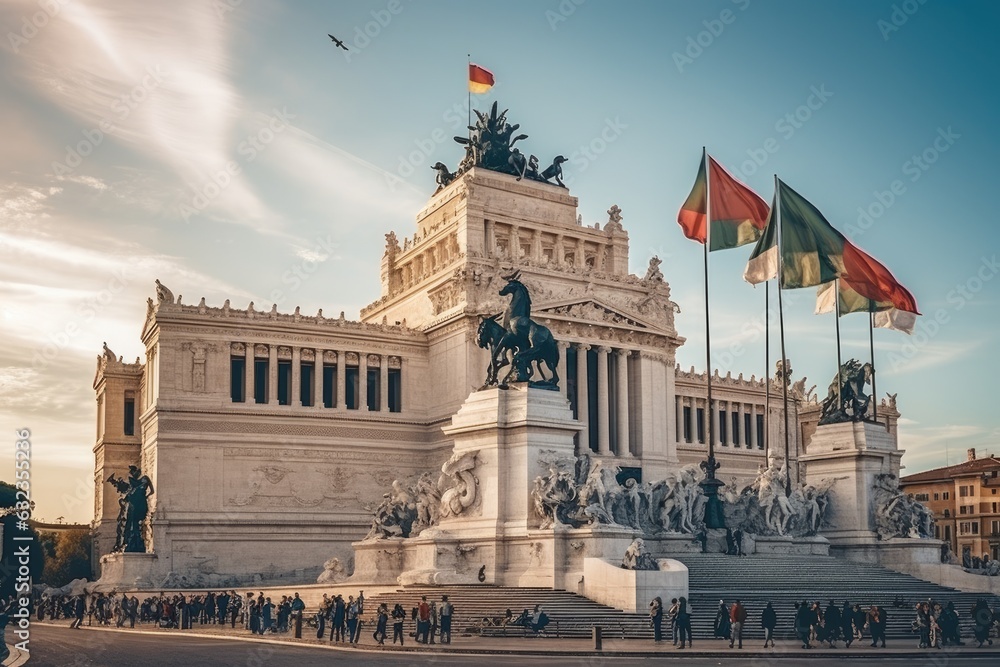 Vittorio Emanuele II Monument in Rome Italy travel destination picture