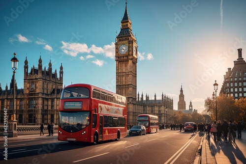 Big Ben in London England travel destination picture © 4kclips