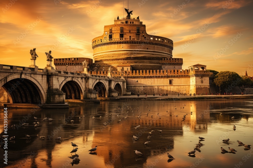 Castel Sant Angelo in Rome Italy travel destination picture