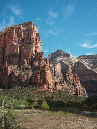 View from angels landing trail, zion national park on May