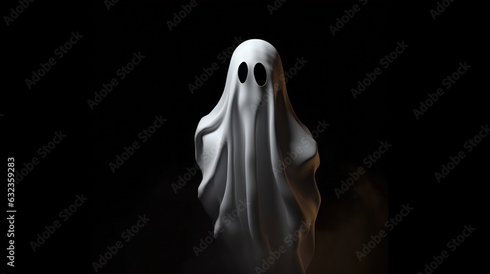 Amidst the enigmatic void, a haunting ghost glides serenely, its ethereal form blending with the shadows, evoking a sense of spectral intrigue. Amidst the enigmatic void, a haunting ghost glides serenely, its ethereal form blending with the shadows, evoking a sense of spectral intrigue.