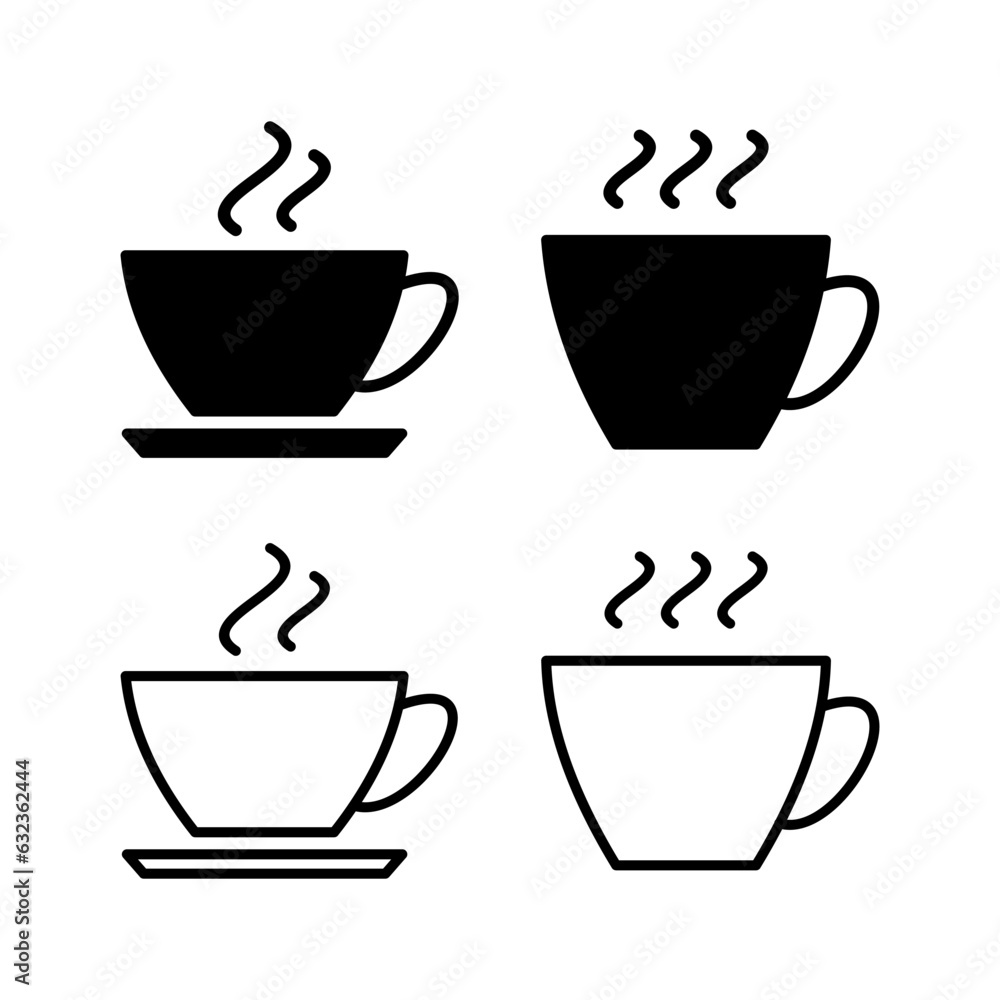 Cup coffee icon vector. coffee cup icon. mug Cup coffee icon vector. coffee cup icon. mug