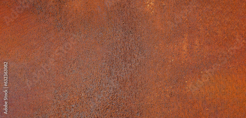 Panoramic grunge rusted metal texture, rust and oxidized metal background. Ol...