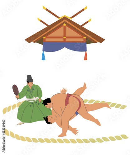 相撲　取り組み