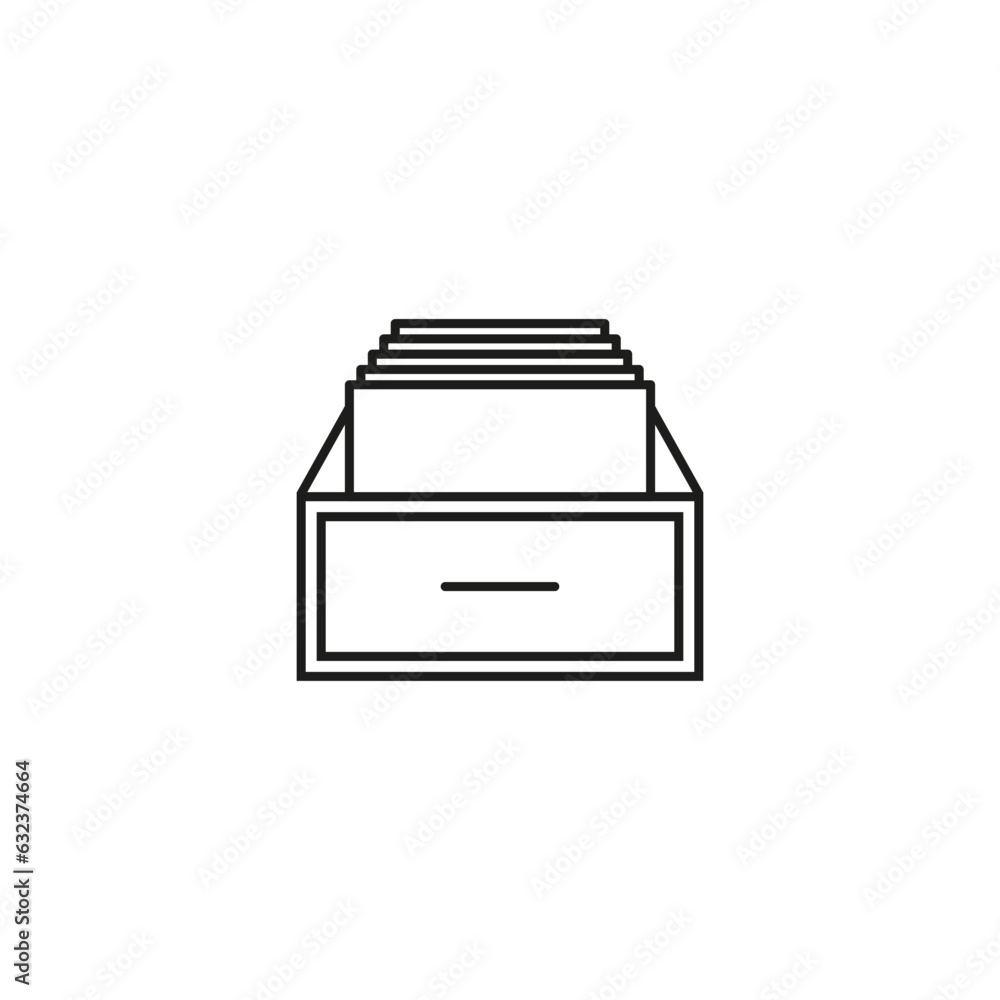 Archive storage icon. Vector illustration. Eps 10. Archive storage icon. Vector illustration. Eps 10.