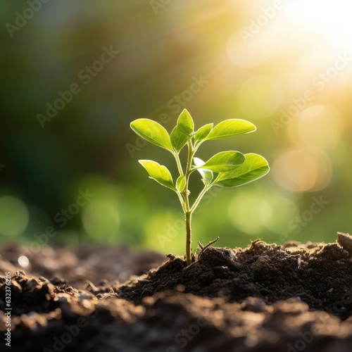 developing plant, New life idea. fresh, seed, image with a modern agricultural theme