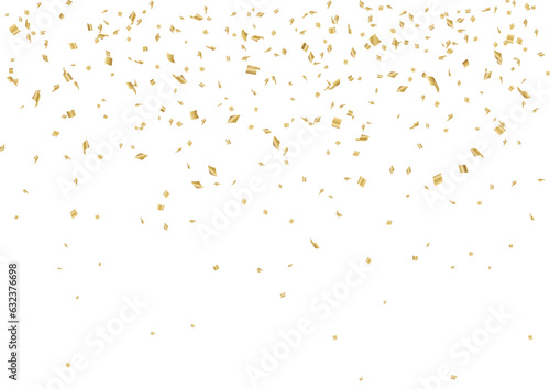 Vászonkép 金色の紙吹雪の背景素材