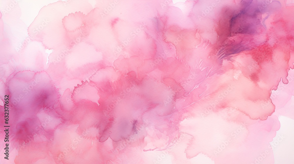 Pink texture watercolor background, abstract