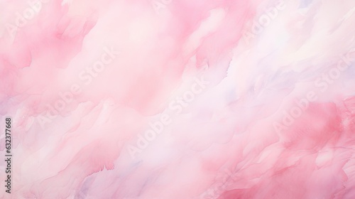 Pink cotton texture watercolor background, abstract