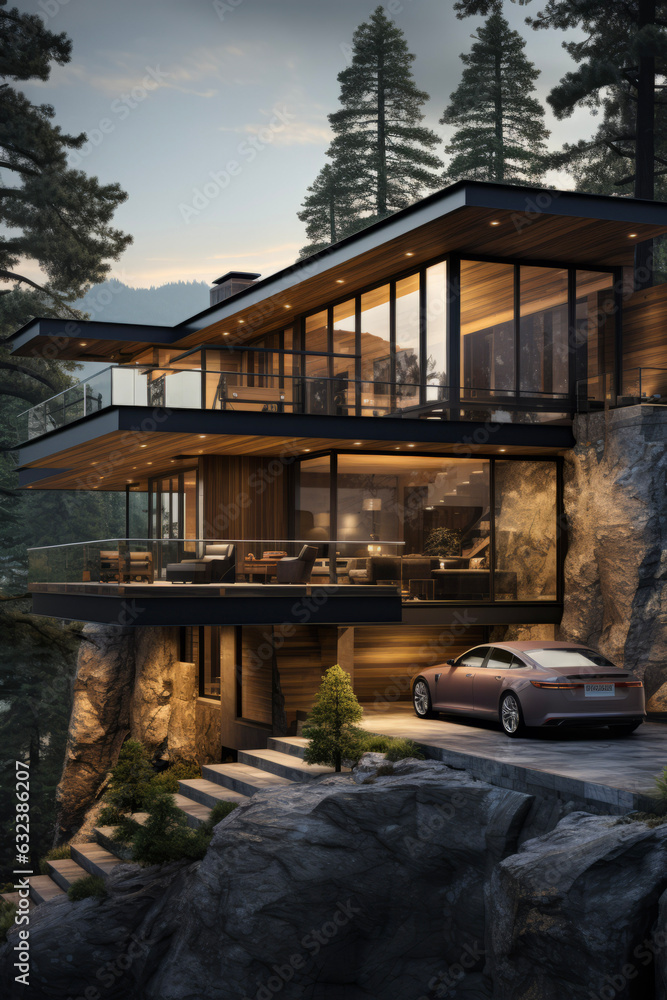 Obraz premium cabin in the woods