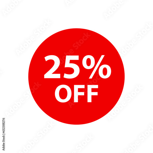 25% off discount banner