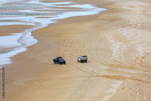 Fraser Island K'gari and 75 mile beach,Queensland,Australia