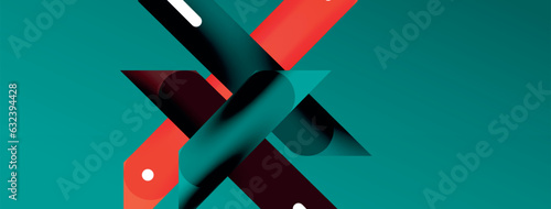 Background overlapping lines. Dynamic lines abstract wallpaper. Straight lines composition vector illustration for wallpaper banner background or landing page