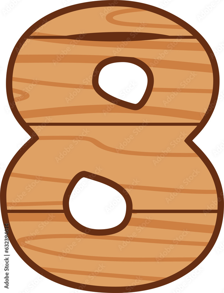 number 8 wood pattern element design number 8 wood pattern element design