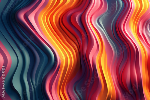 3D Abstract Background 4k. Generative AI