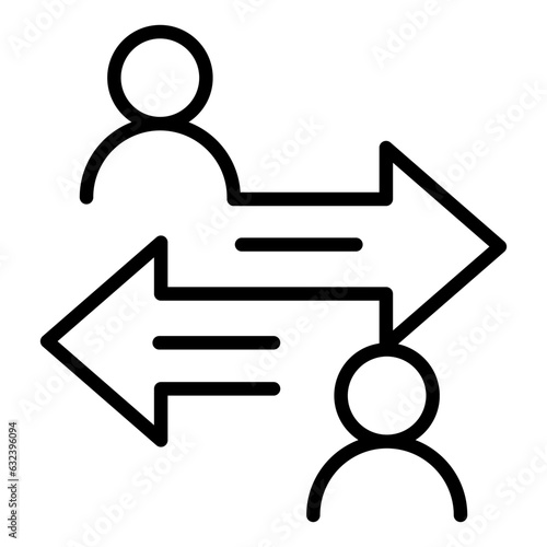 Connect people icon