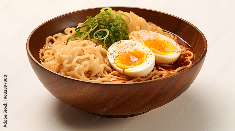 The delectable details of Ramen featuring a soy-marinated egg The delectable details of Ramen featuring a soy-marinated egg