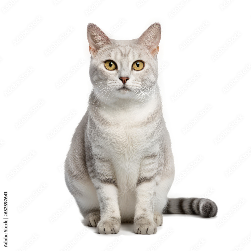 Burmilla Cat , Isolated On Transparent, PNG, HD
