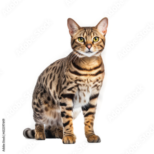 California Spangled Cat , Isolated On Transparent, PNG, HD