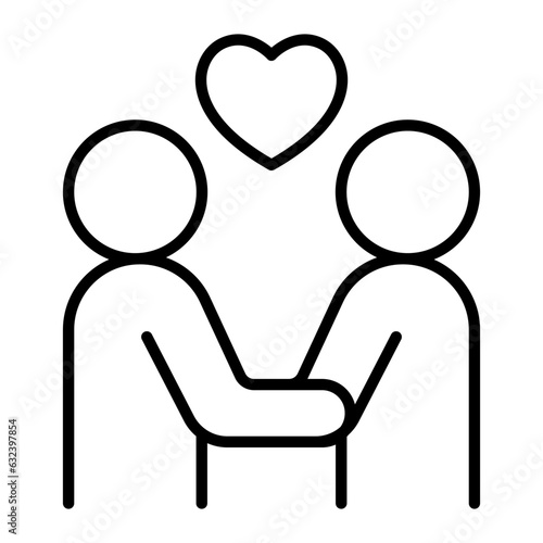 Couple in love icon