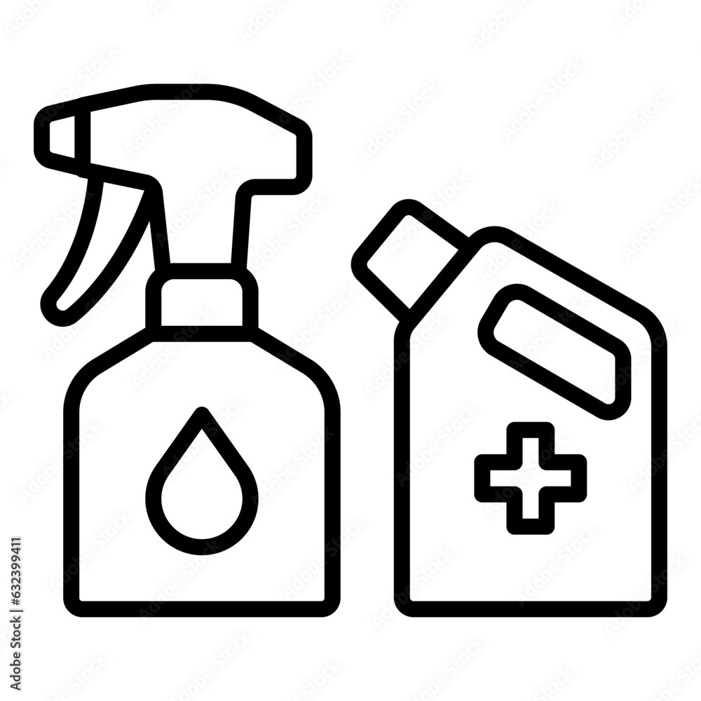 Cleaning products icon Cleaning products icon