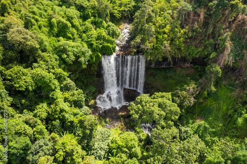 Waterfall in the forest in bolaven plateau Laos