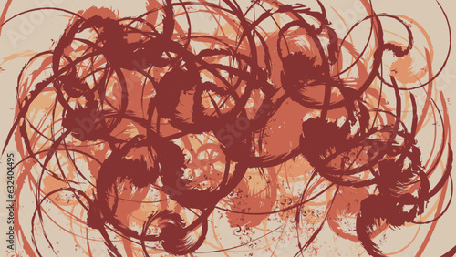 colorful abstract background with painting style