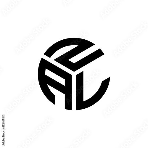 ZAL letter logo design on white background. ZAL creative initials letter logo concept. ZAL letter design.
