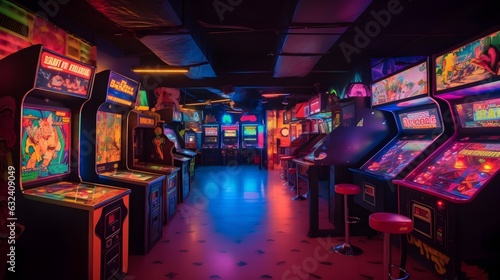 retro vintage 80s 90s arcade games generative art