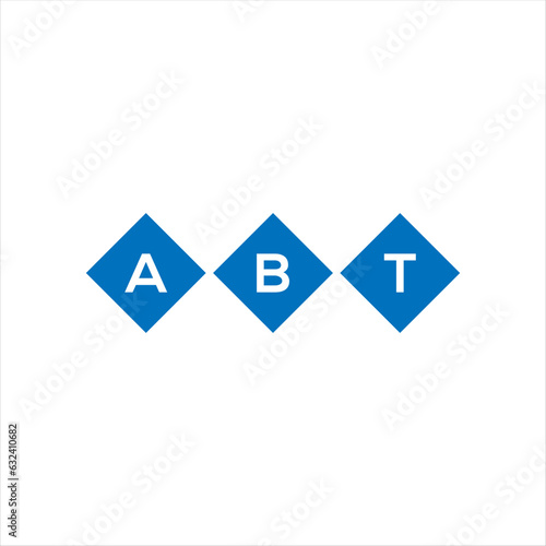 ABT letter logo design on white background. ABT creative initials letter logo concept. ABT letter design.
 photo