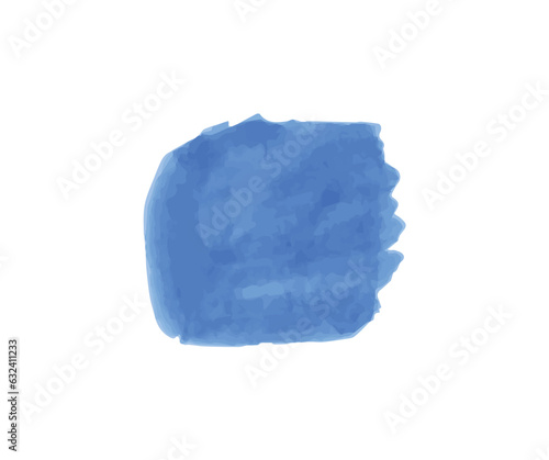 blue watercolour brush stroke