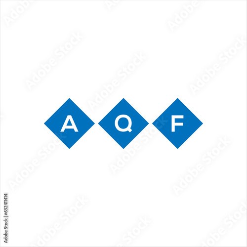 AQF letter logo design on white background. AQF creative initials letter logo concept. AQF letter design. 