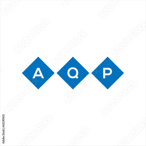 AQP letter logo design on white background. AQP creative initials letter logo concept. AQP letter design. 