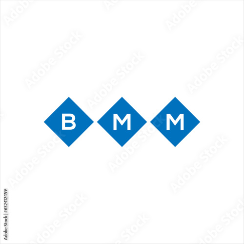 BMM letter technology logo design on white background. BMM creative initials letter IT logo concept. BMM setting shape design
