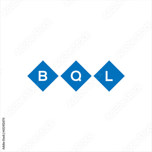 Fototapeta Naklejka Na Ścianę i Meble -  BQL letter technology logo design on white background. BQL creative initials letter IT logo concept. BQL setting shape design

