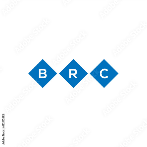 BRC letter technology logo design on white background. BRC creative initials letter IT logo concept. BRC setting shape design
 photo