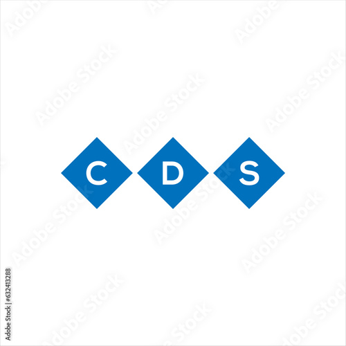 Fototapeta Naklejka Na Ścianę i Meble -  CDS letter technology logo design on white background. CDS creative initials letter IT logo concept. CDS setting shape design
